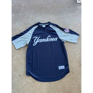 Vintage New York Yankees Dynasty Mesh Baseball Jersey L With Embroidered Logos T